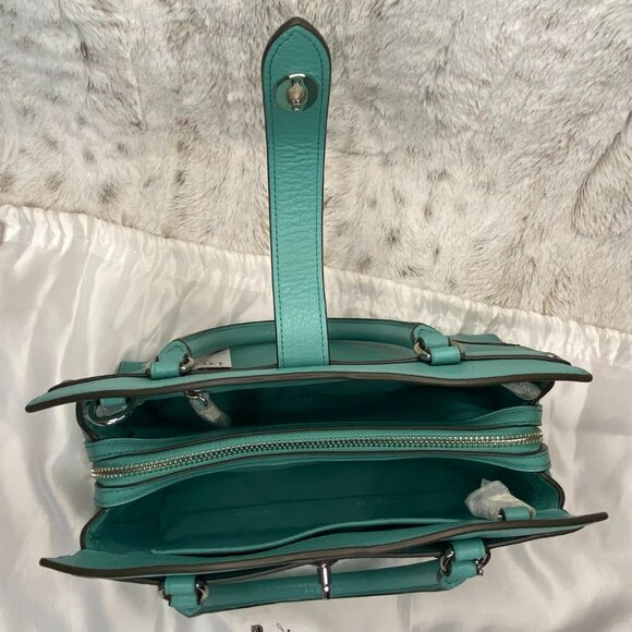 Coach Mercer 24 Crossbody Bag – Green Leather – NWT - Picture 10 of 13